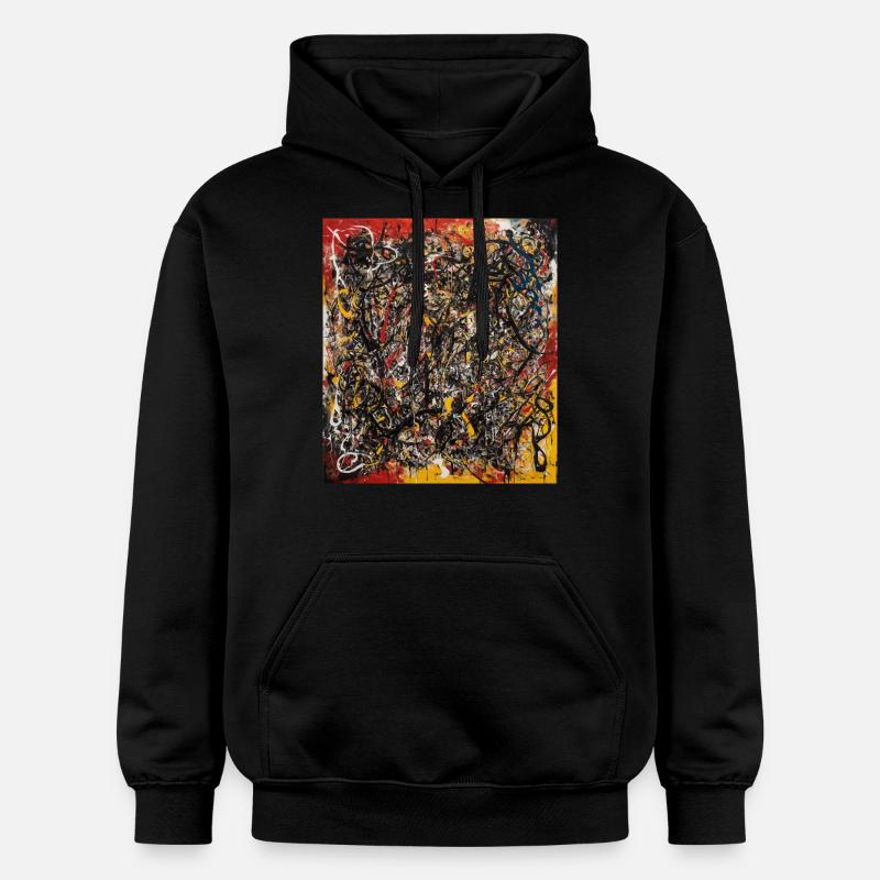 Abstrait - Sweat à capuche Softstyle® Gildan Unisexe - noir