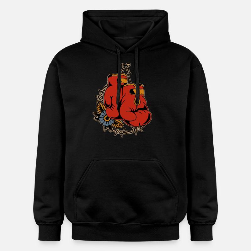 Boxe - Sweat à capuche Softstyle® Gildan Unisexe - noir