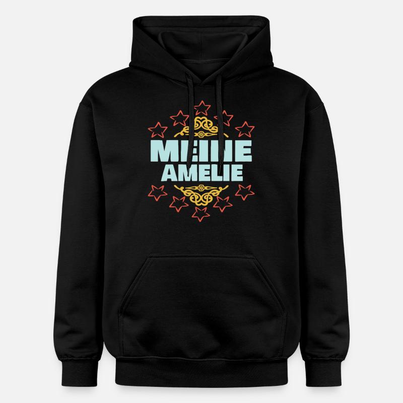 Fille Amélie - Sweat à capuche Softstyle® Gildan Unisexe - noir
