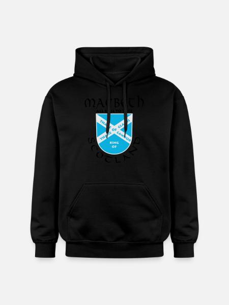 Scotland Macbeth - Gildan Unisex Softstyle® Midweight Hoodie - black