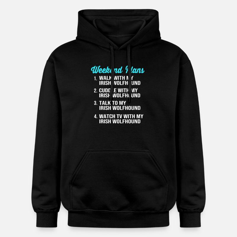 Lévrier irlandais - Sweat à capuche Softstyle® Gildan Unisexe - noir