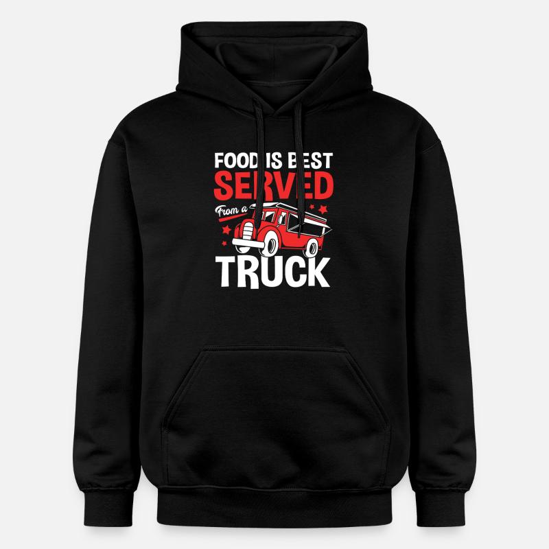 Camion de restauration de snacks - Sweat à capuche Softstyle® Gildan Unisexe - noir
