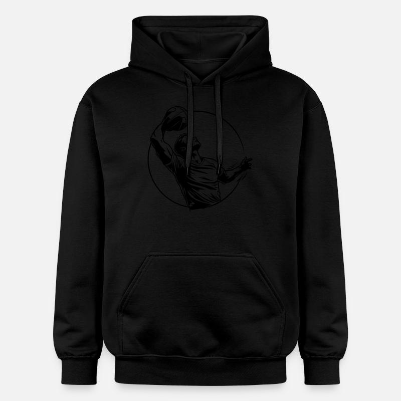Sports de volley-ball - Sweat à capuche Softstyle® Gildan Unisexe - noir