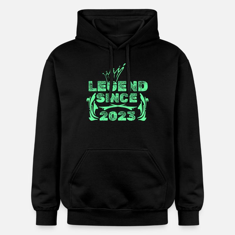 Idée cadeau 2023 - Sweat à capuche Softstyle® Gildan Unisexe - noir