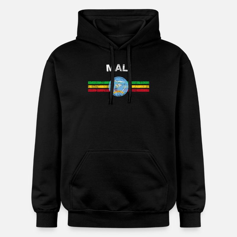 Mali - Sweat à capuche Softstyle® Gildan Unisexe - noir
