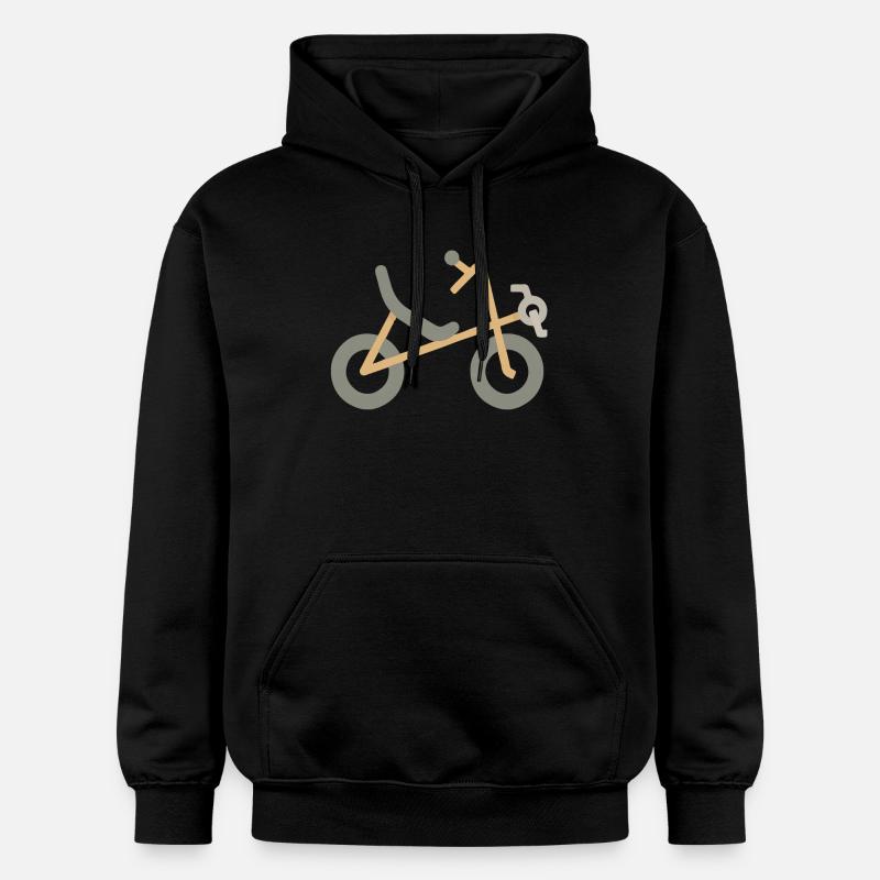 Vélo couché - Sweat à capuche Softstyle® Gildan Unisexe - noir