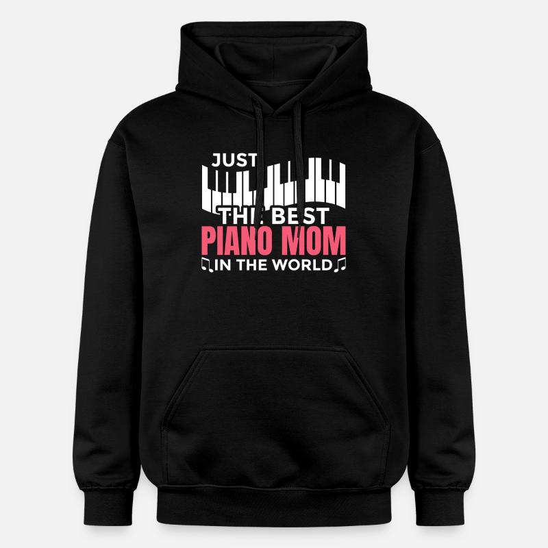 Mère Piano - Sweat à capuche Softstyle® Gildan Unisexe - noir
