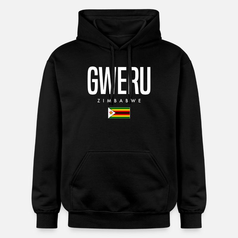 Gweru, Zimbabwe - Sweat à capuche Softstyle® Gildan Unisexe - noir