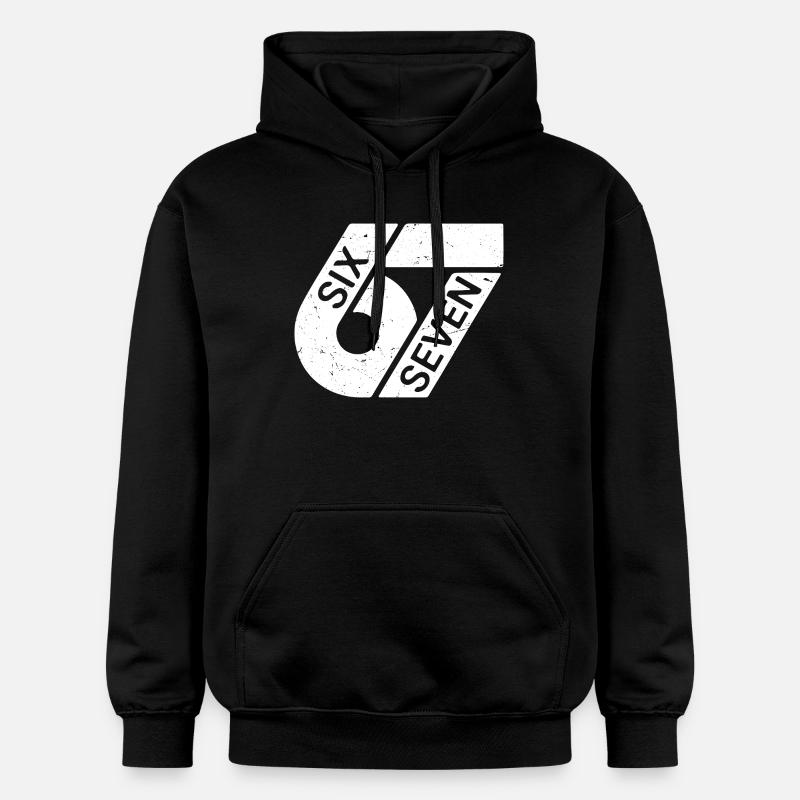 Six Sept Mèmes - Sweat à capuche Softstyle® Gildan Unisexe - noir