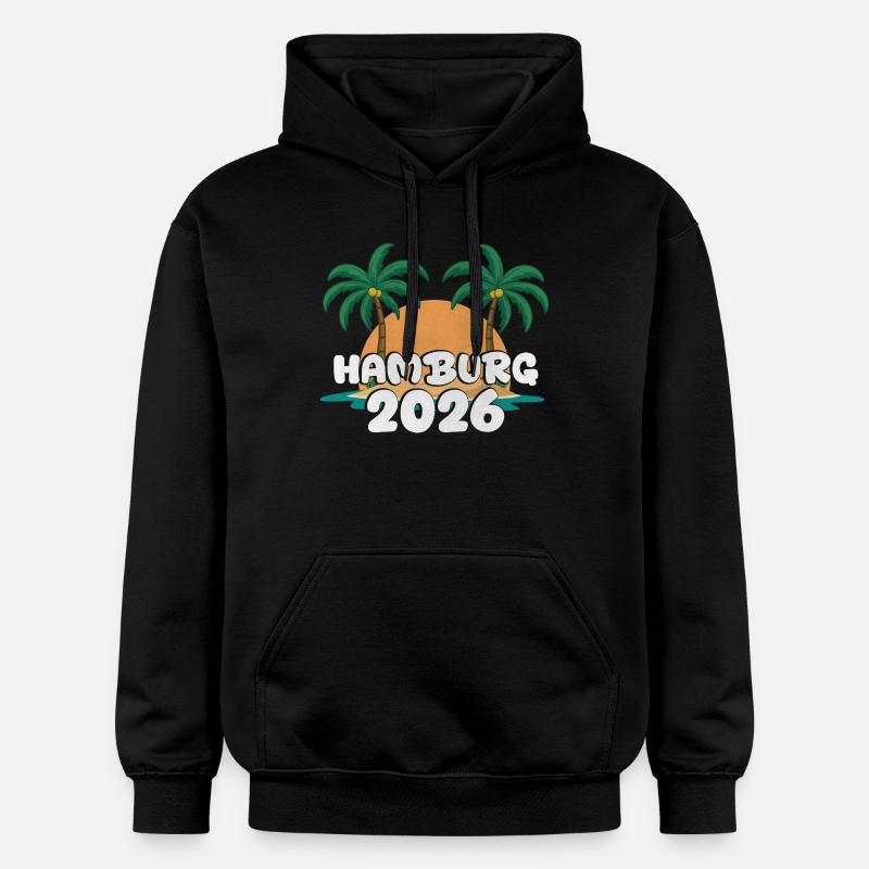 Hambourg 2026 - Sweat à capuche Softstyle® Gildan Unisexe - noir