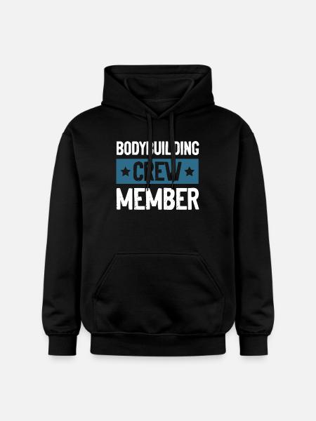 Bodybuilding Crew - Gildan Unisex Softstyle® Midweight Hoodie - black