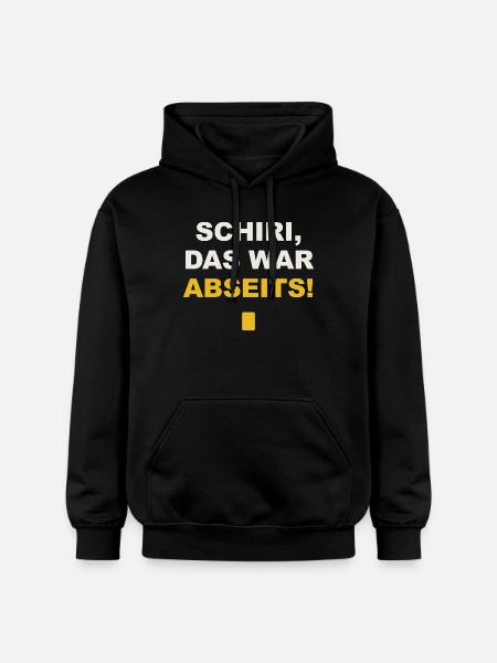 Schiri Das War Abseits - Gildan Unisex Softstyle® Midweight Hoodie - Schwarz