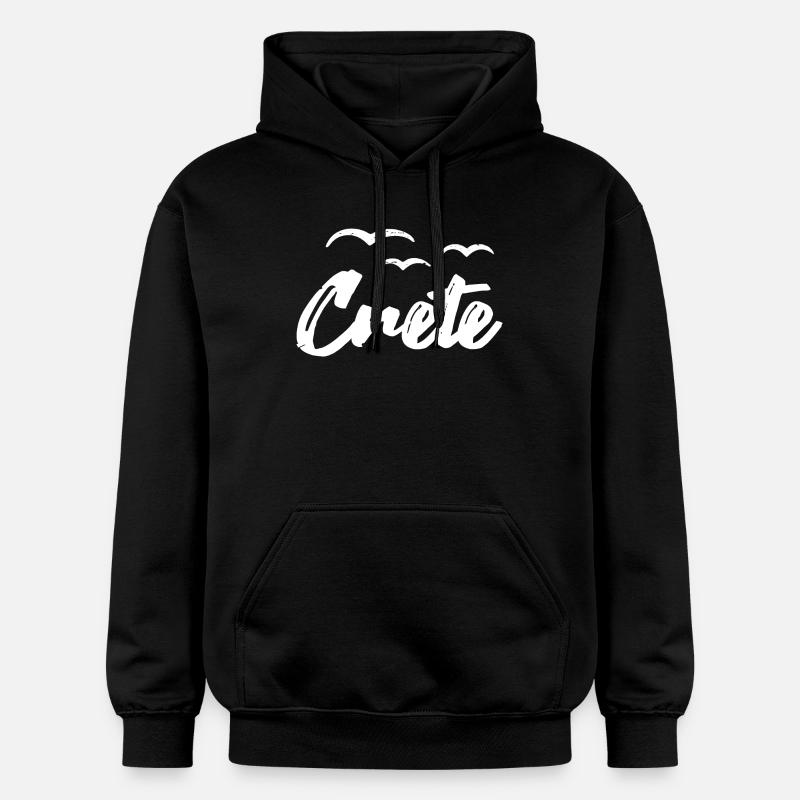 Crète Grèce Île Crète - Sweat à capuche Softstyle® Gildan Unisexe - noir