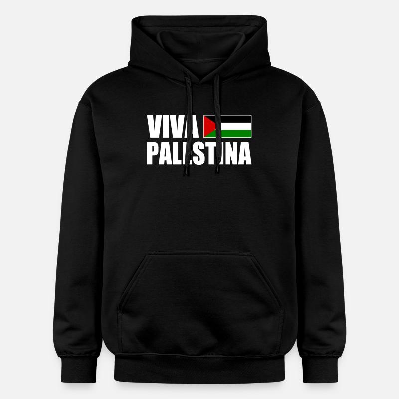 Viva palestina - Sweat à capuche Softstyle® Gildan Unisexe - noir