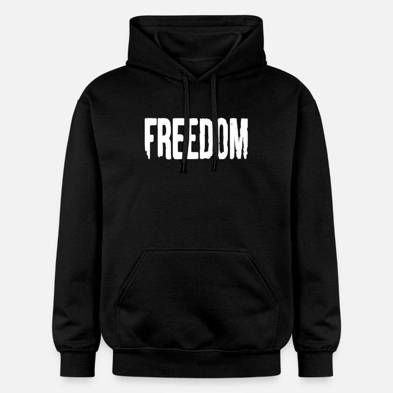 Freedom - Sweat à capuche Softstyle® Gildan Unisexe - noir