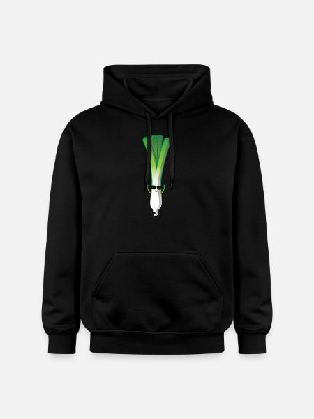 Poireau poireau - Sweat à capuche Softstyle® Gildan Unisexe - noir
