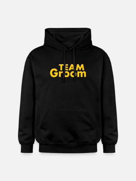 Team groom - Gildan Unisex Softstyle® Midweight Hoodie - black