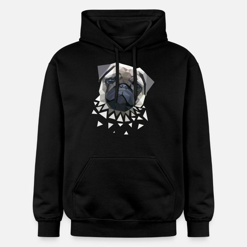 Mops - Sweat à capuche Softstyle® Gildan Unisexe - noir