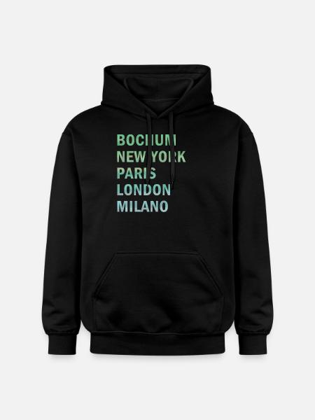 Metropole Bochum - Gildan Unisex Softstyle® Midweight Hoodie - Schwarz