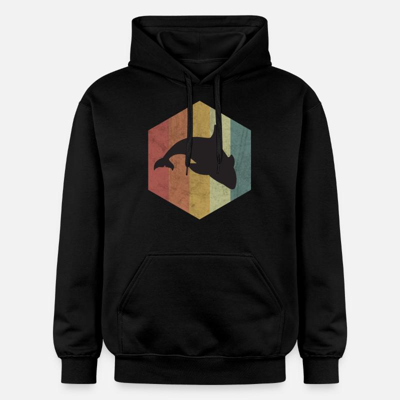 Orca - Sweat à capuche Softstyle® Gildan Unisexe - noir