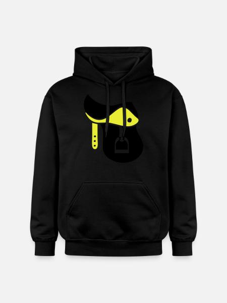 sattel_02 - Gildan Unisex Softstyle® Midweight Hoodie - Schwarz