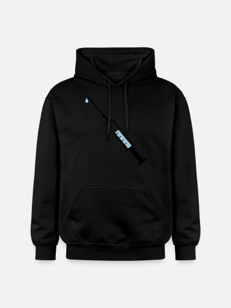 syringe - Gildan Unisex Softstyle® Midweight Hoodie - black