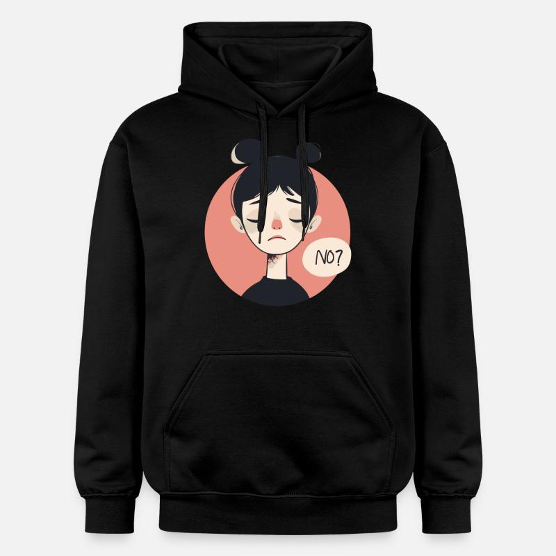 Non? Non à quoi ? - Sweat à capuche Softstyle® Gildan Unisexe - noir