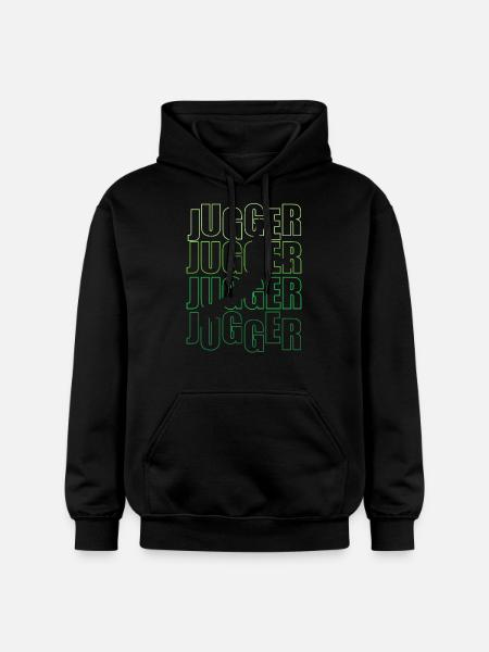 Funny Sport Jugger - Gildan Unisex Softstyle® Midweight Hoodie - black