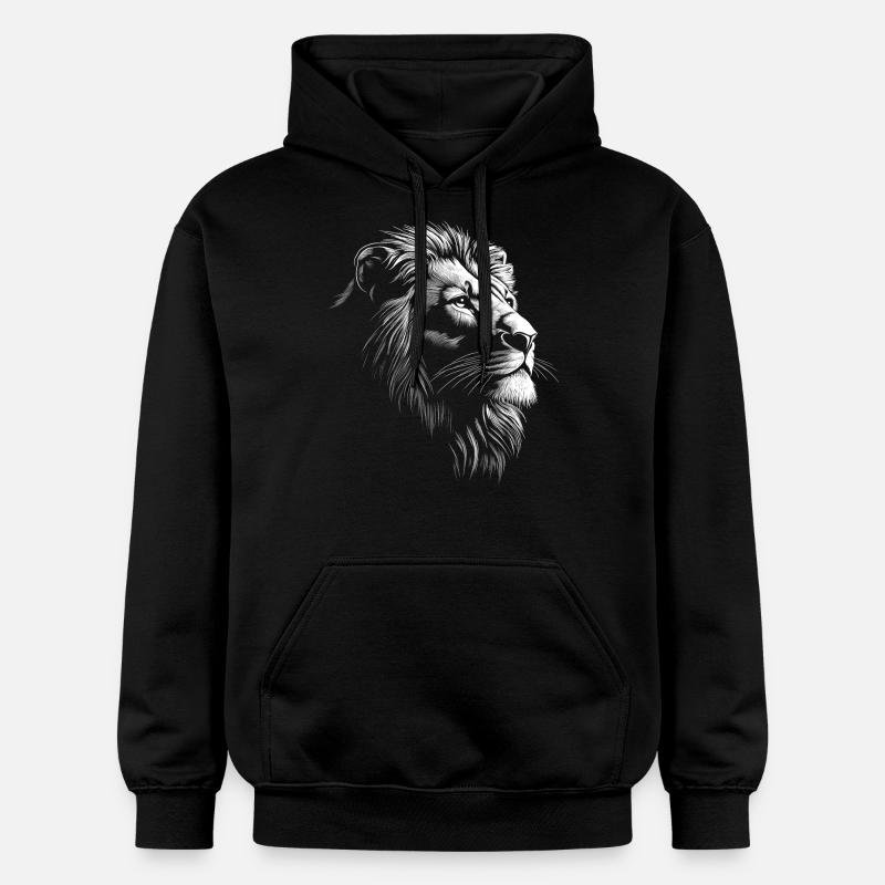 Lion - Sweat à capuche Softstyle® Gildan Unisexe - noir
