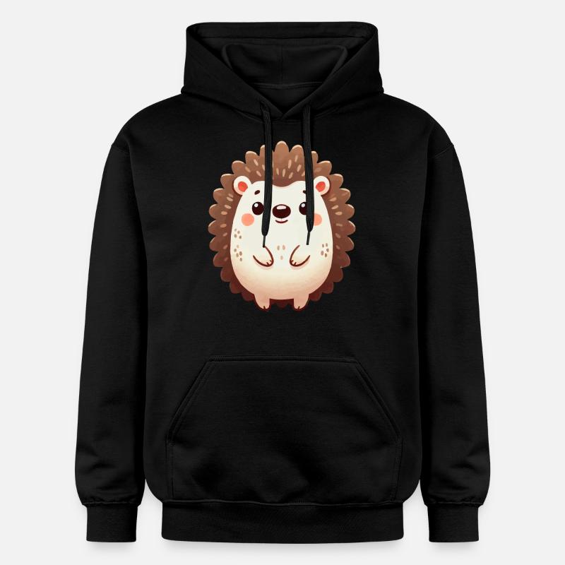 Hérisson - Sweat à capuche Softstyle® Gildan Unisexe - noir