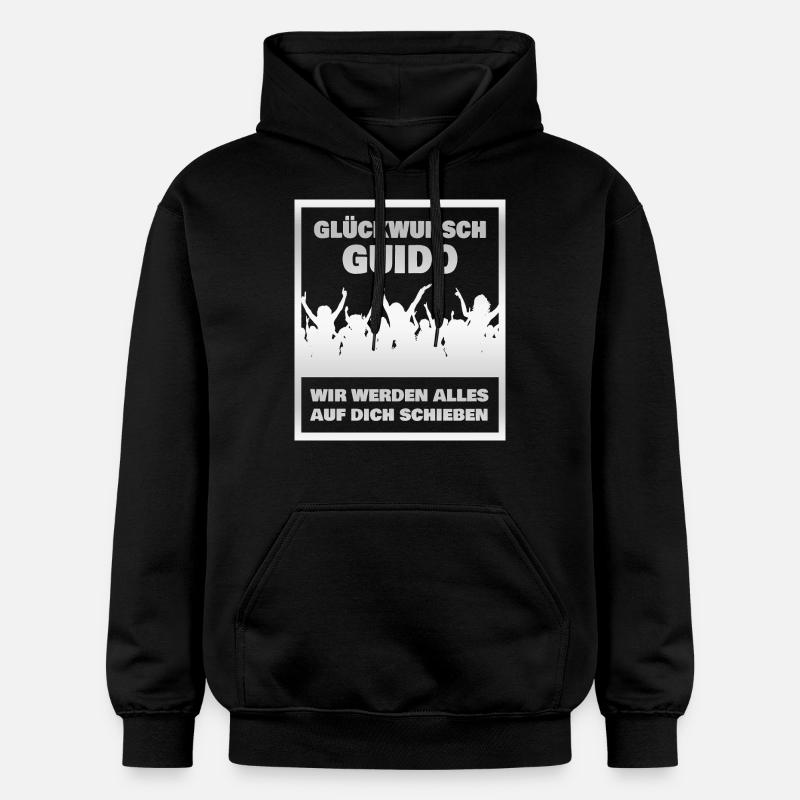 Collègue Guido - Sweat à capuche Softstyle® Gildan Unisexe - noir