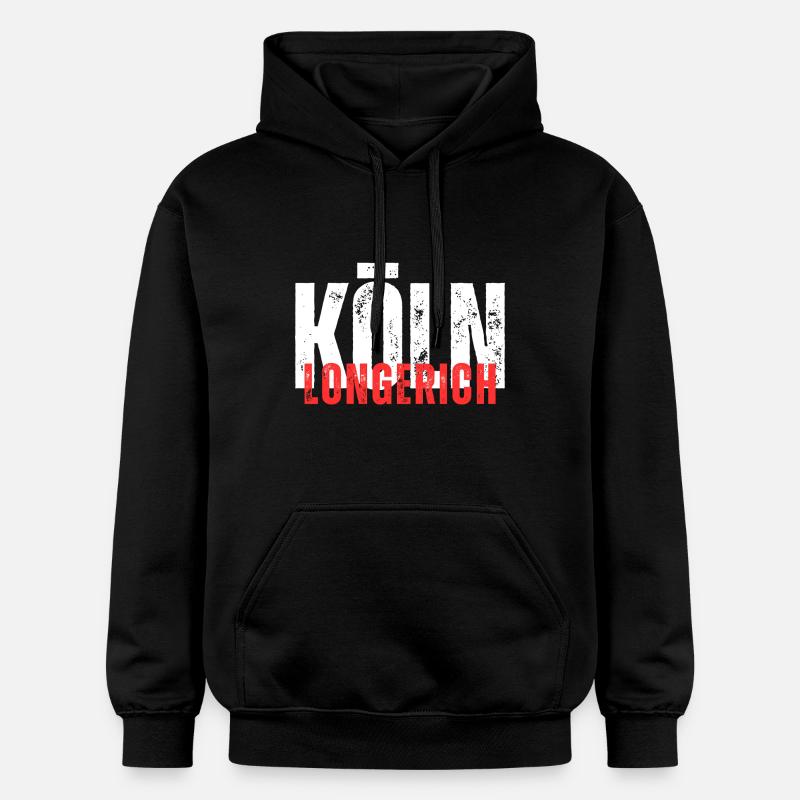 Longerich blanc rouge - Sweat à capuche Softstyle® Gildan Unisexe - noir