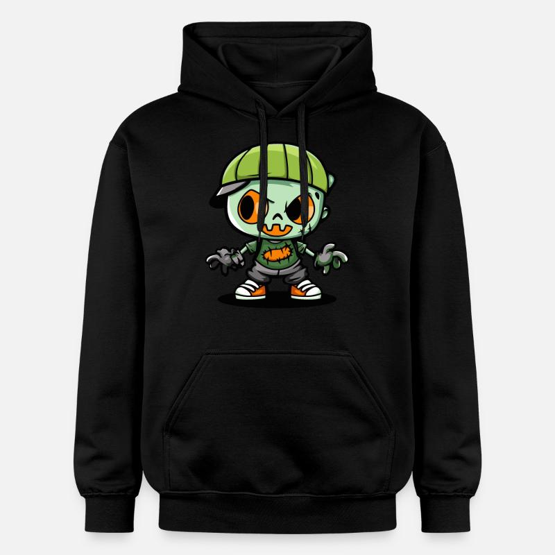 Zombie Halloween Bébé mignon - Sweat à capuche Softstyle® Gildan Unisexe - noir