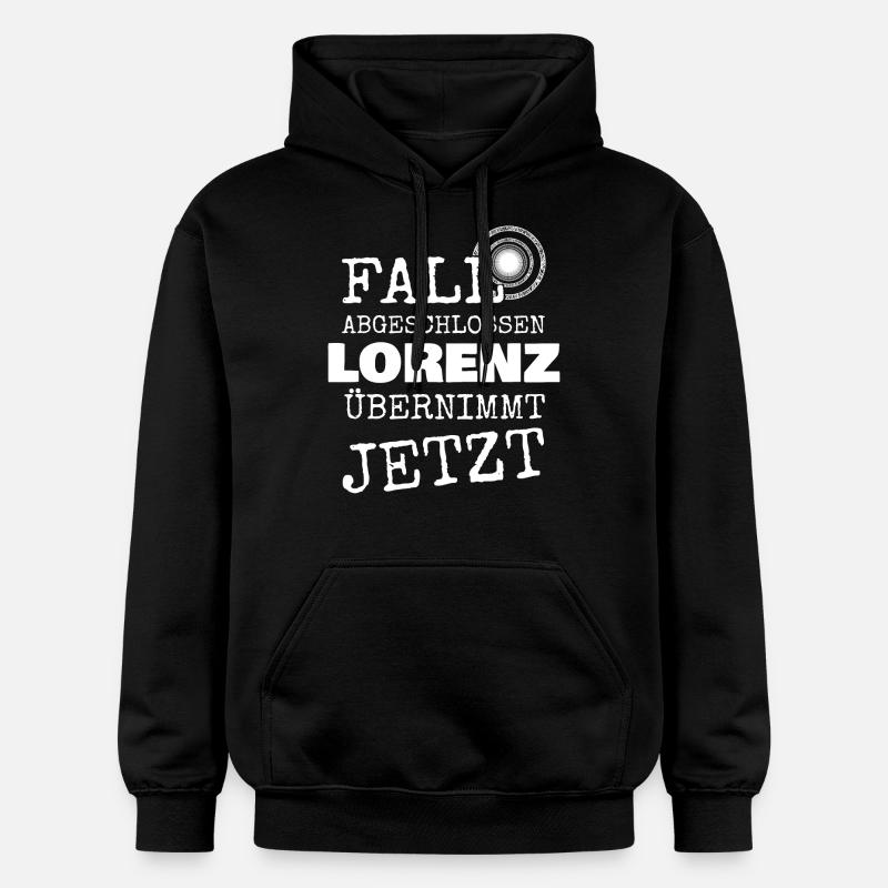 Prénom Lorenz - Sweat à capuche Softstyle® Gildan Unisexe - noir