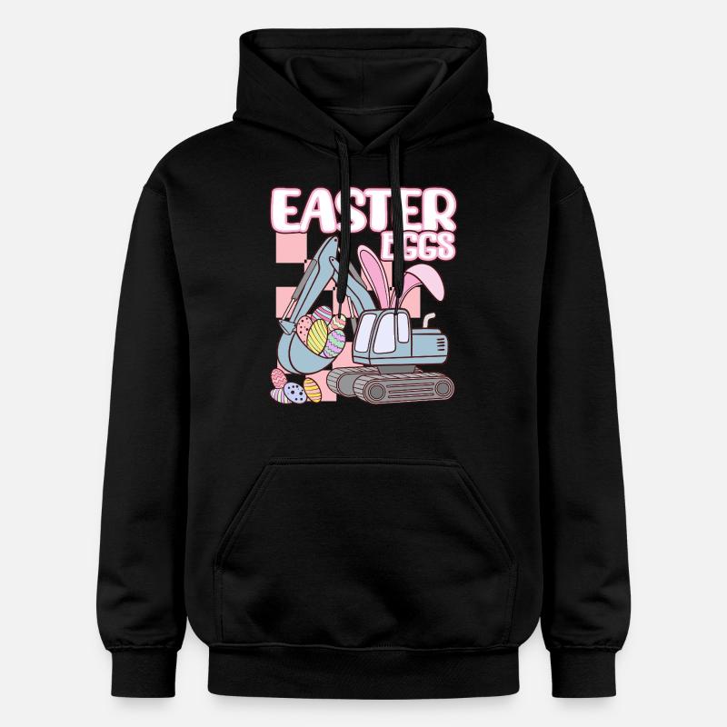 Oeufs de Pâques - Sweat à capuche Softstyle® Gildan Unisexe - noir