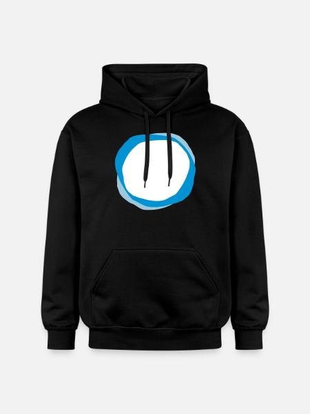 cercles psychédéliques - Sweat à capuche Softstyle® Gildan Unisexe - noir