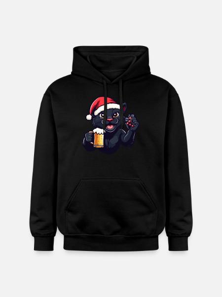 Bière Panther Noël Noël - Sweat à capuche Softstyle® Gildan Unisexe - noir