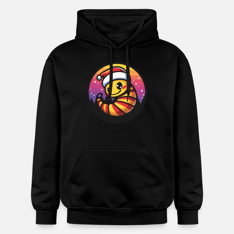 Worm Noël Noël - Sweat à capuche Softstyle® Gildan Unisexe - noir