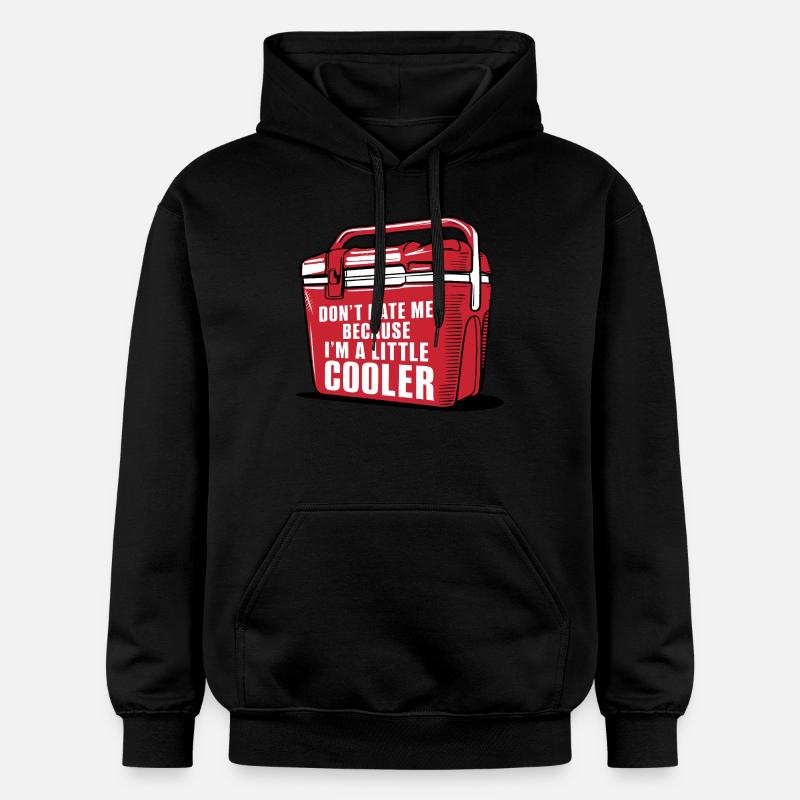 Un peu d’humour plus cool - Sweat à capuche Softstyle® Gildan Unisexe - noir