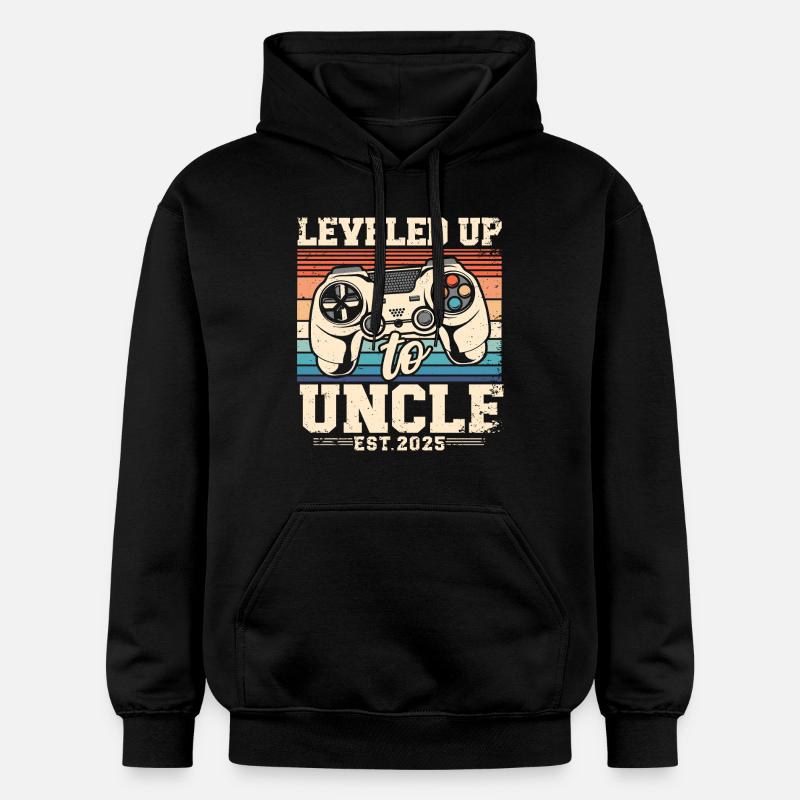 Ascension au rang d’oncle 2025 - Sweat à capuche Softstyle® Gildan Unisexe - noir