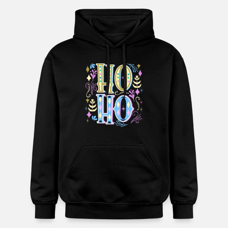 Ho, ho - Sweat à capuche Softstyle® Gildan Unisexe - noir