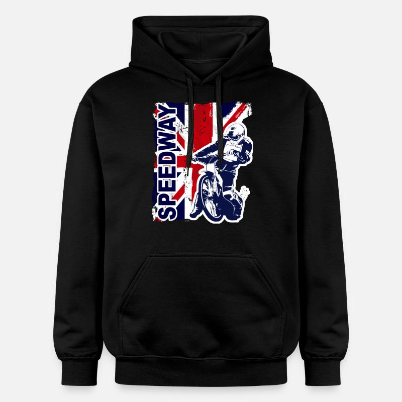 Speedway Racing - Sweat à capuche Softstyle® Gildan Unisexe - noir