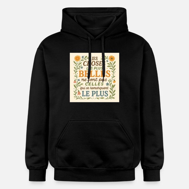 Les Choses Les Plus Belles - Sweat à capuche Softstyle® Gildan Unisexe - noir