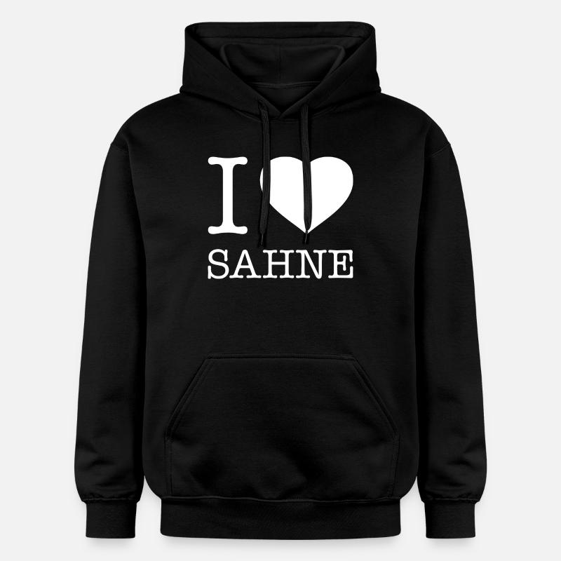 J’adore la crème - Sweat à capuche Softstyle® Gildan Unisexe - noir