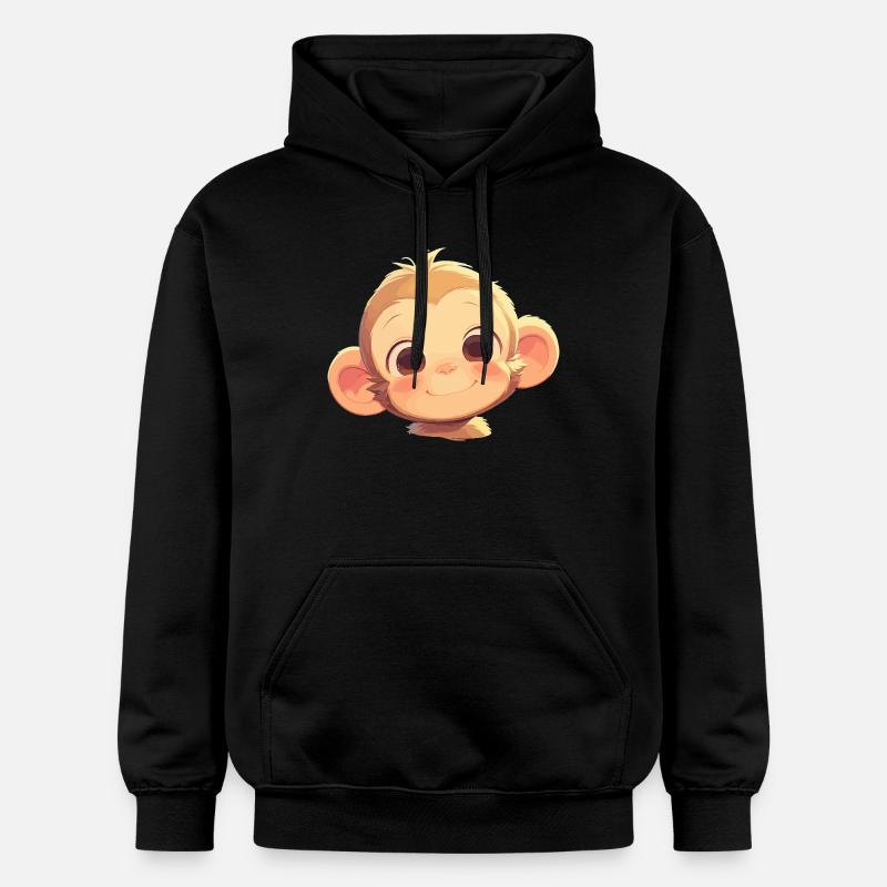 Macaque Macaque - Sweat à capuche Softstyle® Gildan Unisexe - noir