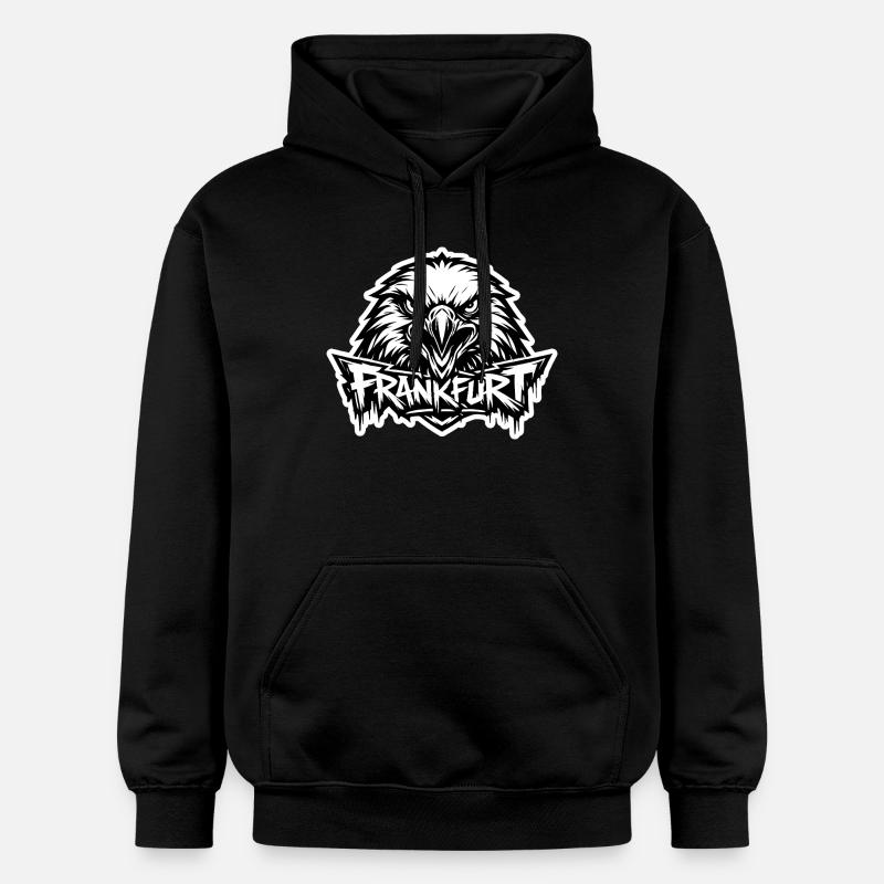 Francfort Adler - Sweat à capuche Softstyle® Gildan Unisexe - noir