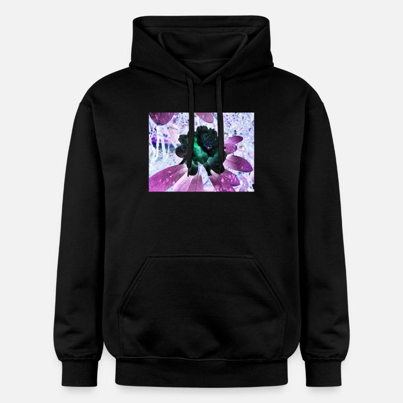Disposition Hyperflora de Neonblumen - Sweat à capuche Softstyle® Gildan Unisexe - noir