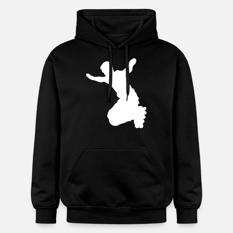 Inline Skater Rollerblades Rollschuhe Skating - Gildan Unisex Softstyle® Midweight Hoodie - Schwarz
