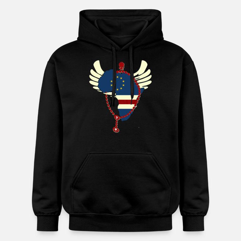 Cabo Verde - Sweat à capuche Softstyle® Gildan Unisexe - noir