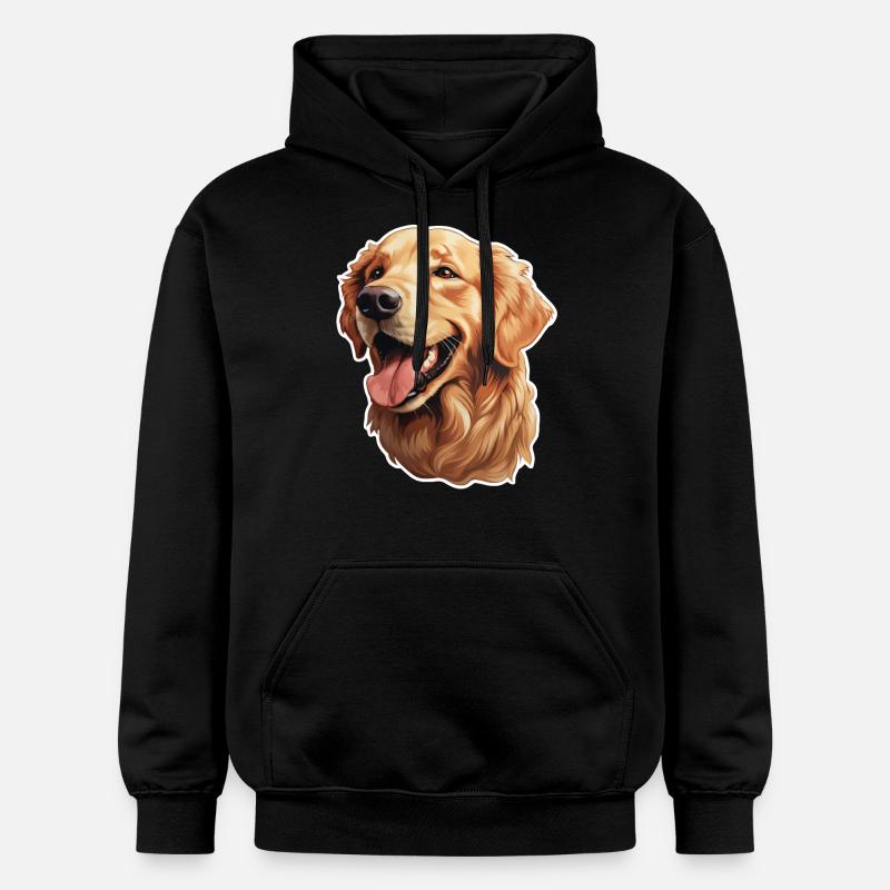Golden retriever - Sweat à capuche Softstyle® Gildan Unisexe - noir